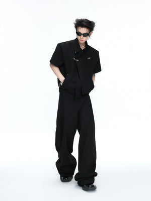 Asymmetric Layered Jacket & Trousers - product image 4
