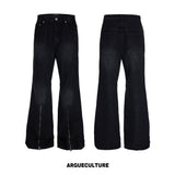 Washed Distressed Flare Jeans - product image 5
