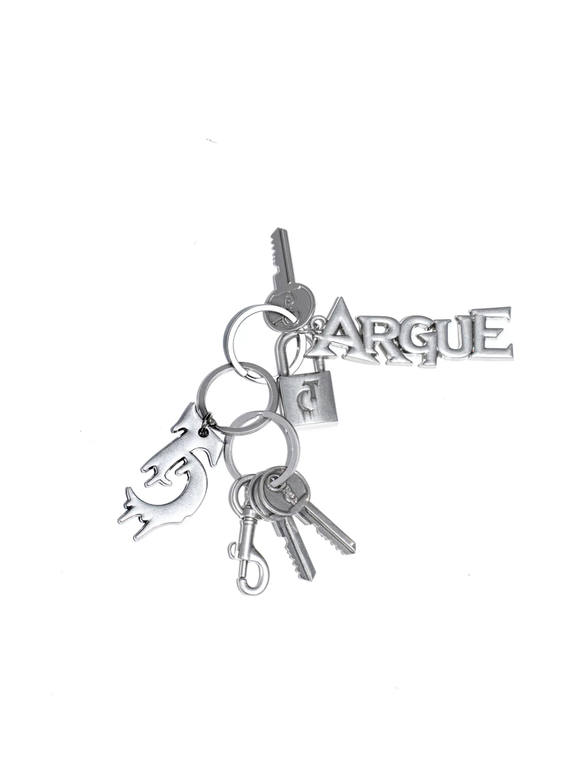 Vintage Metal Logo Keychain - product image 1