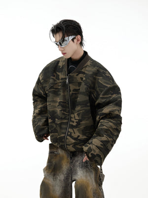 Camouflage Cotton Bomber Jacket - product image 4