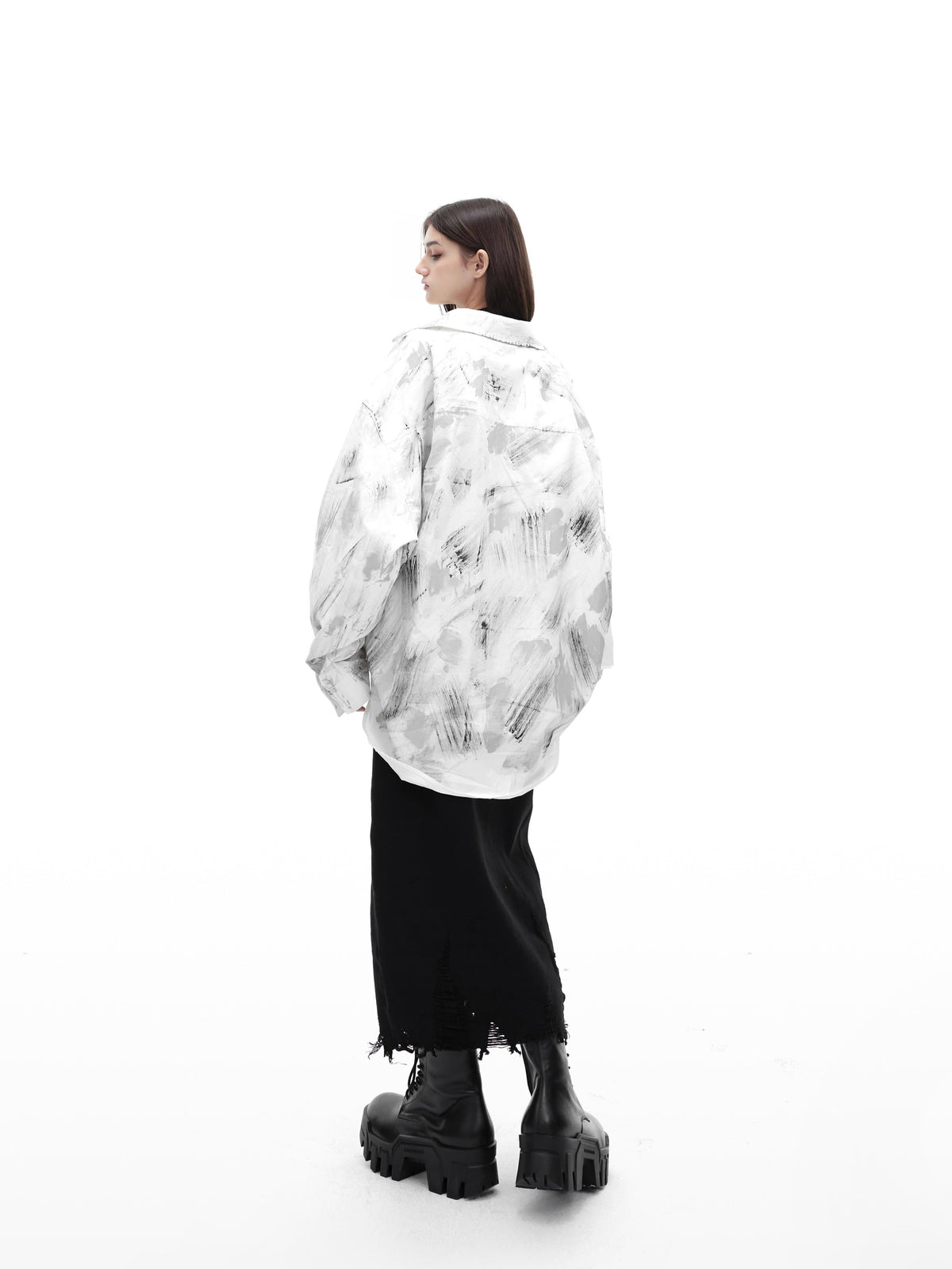 Relaxed Tie-Dye Shirt Jacket - product image 5