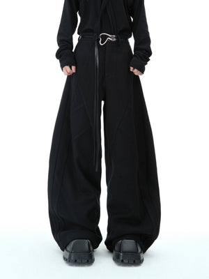 Deconstructed Relaxed Straight-Leg Trousers - product image 1