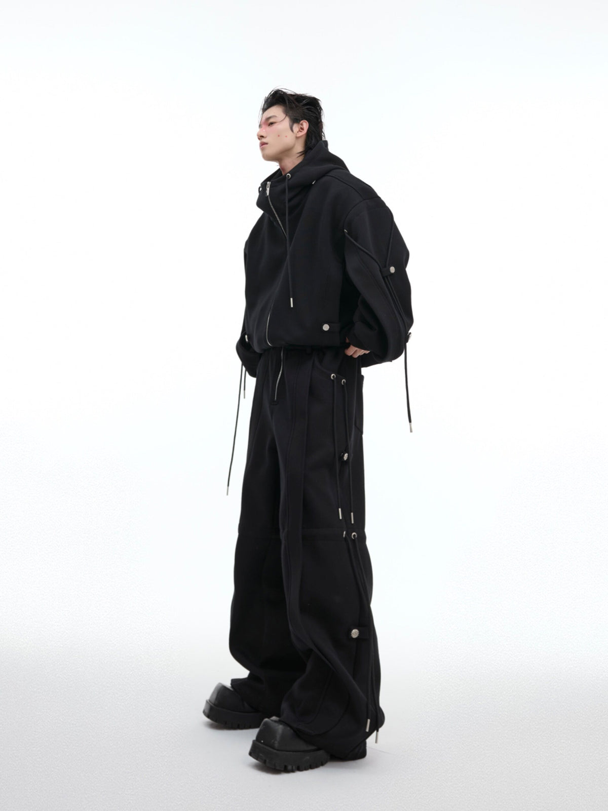 Deconstructed Drawstring Hoodie - product image 5