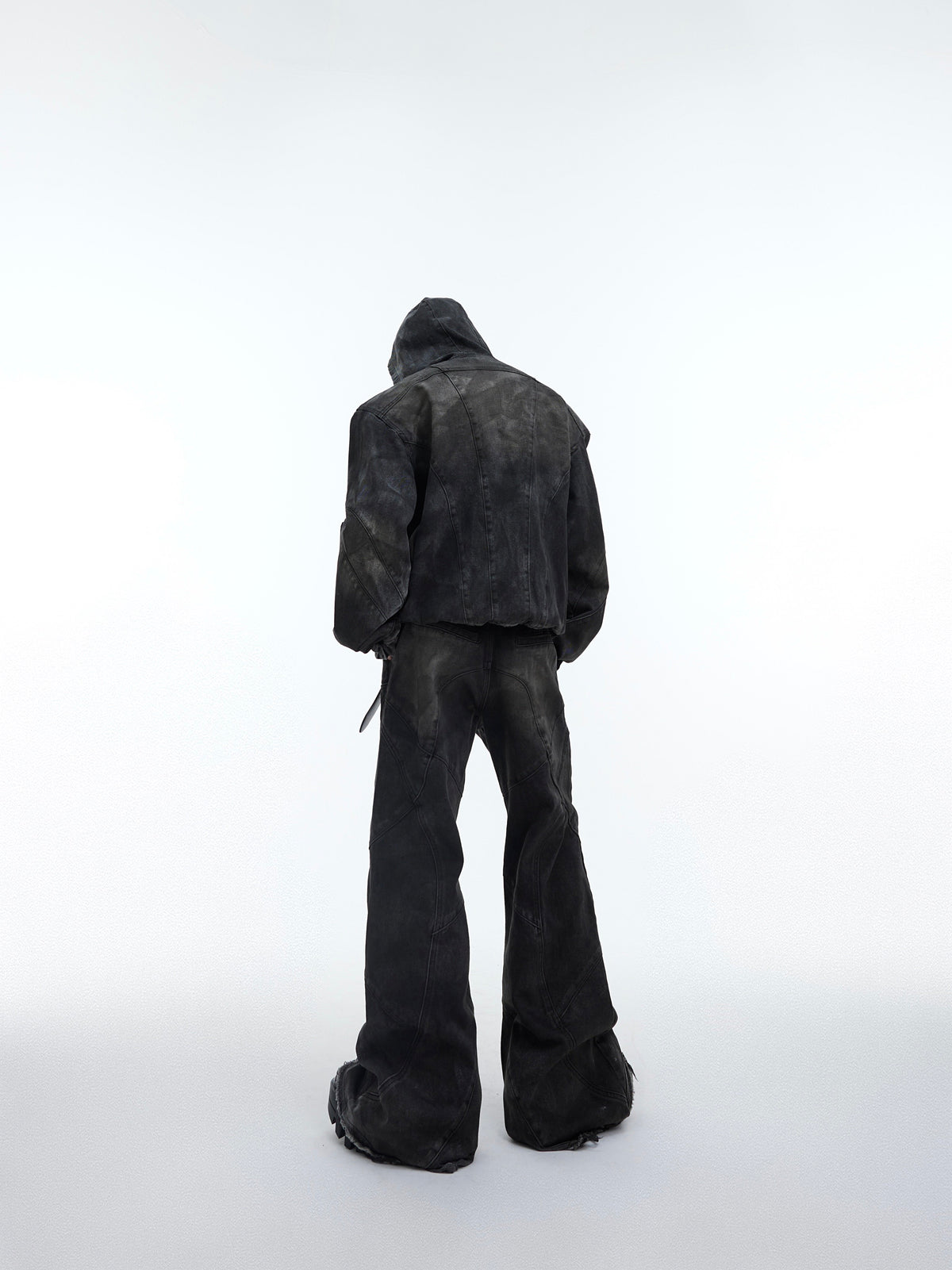 Deconstructed Hooded Denim Jacket - product image 4