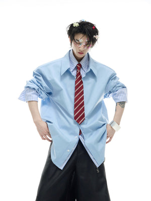 Striped Color-Block Shirt - product image 2