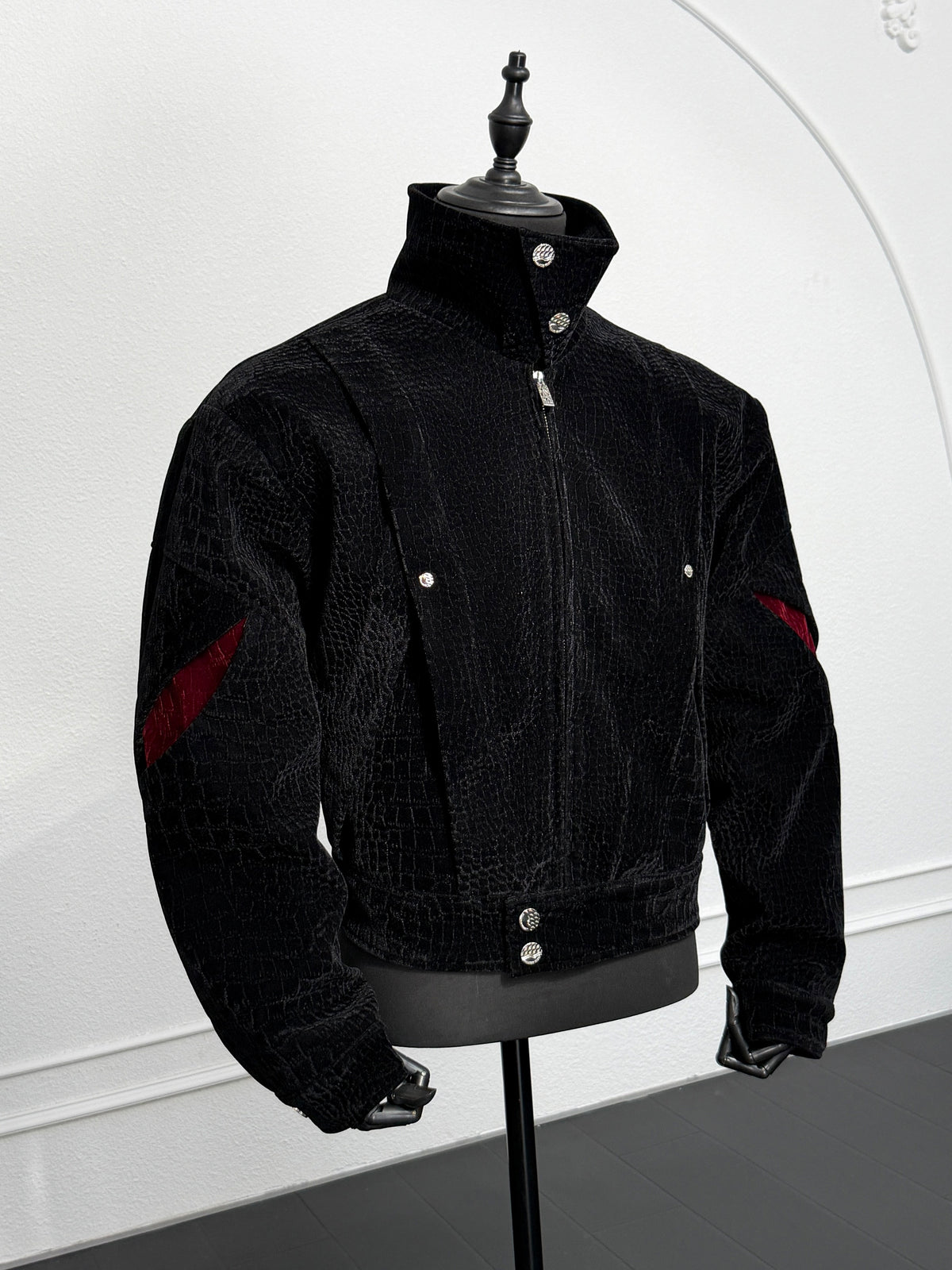 Textured Contrast Short Jacket - product image 4