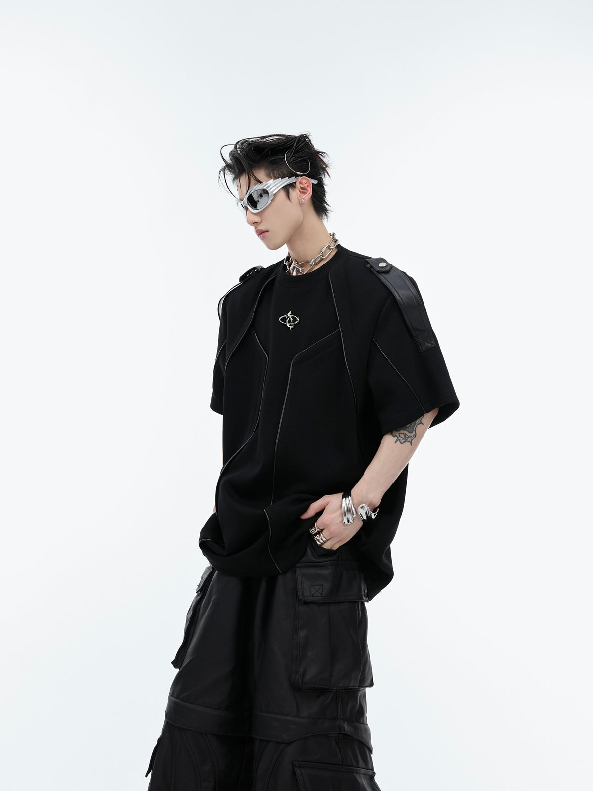 Deconstructed Spliced Logo T-Shirt - product image 2
