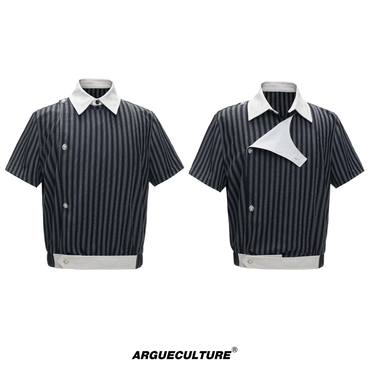 Deconstructed Striped Shirt Set - product image 5