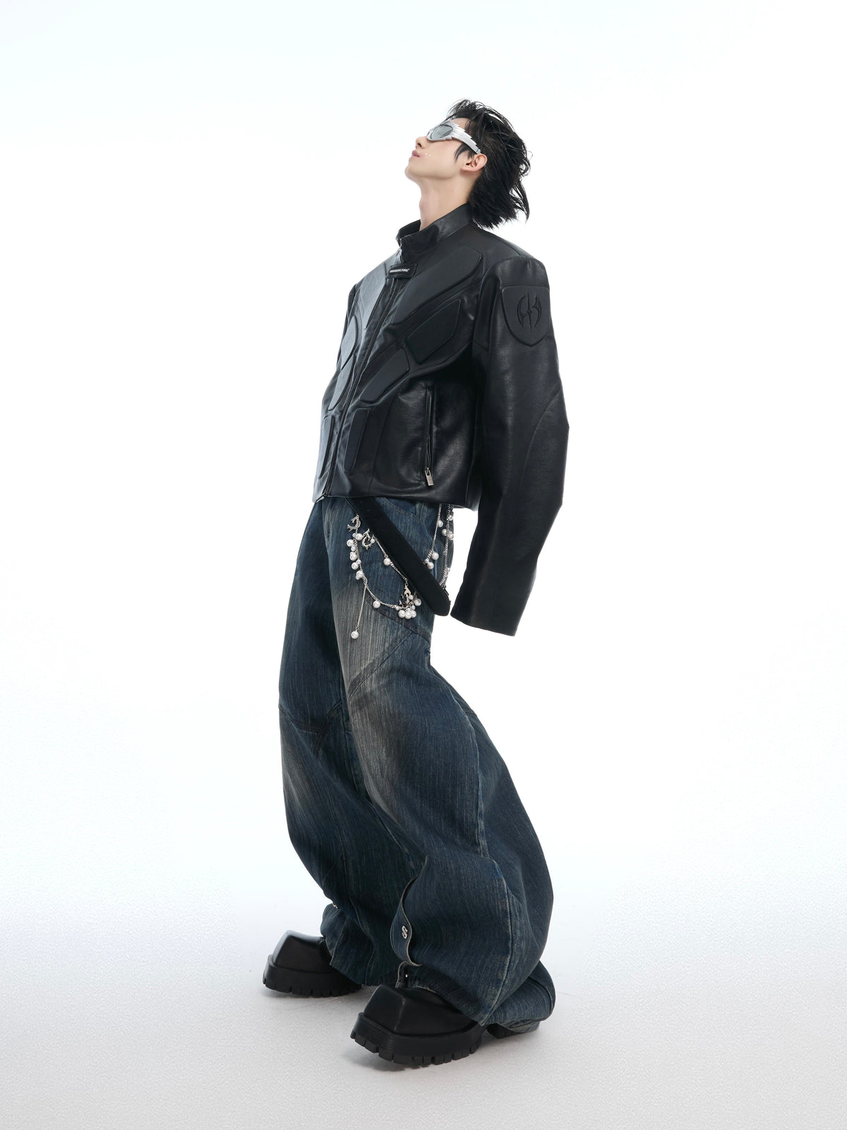 Vintage Deconstructed Wide-Leg Jeans - product image 5