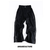 Striped Ribbon Zip Sweatshirt & Flared Pants - product image 5