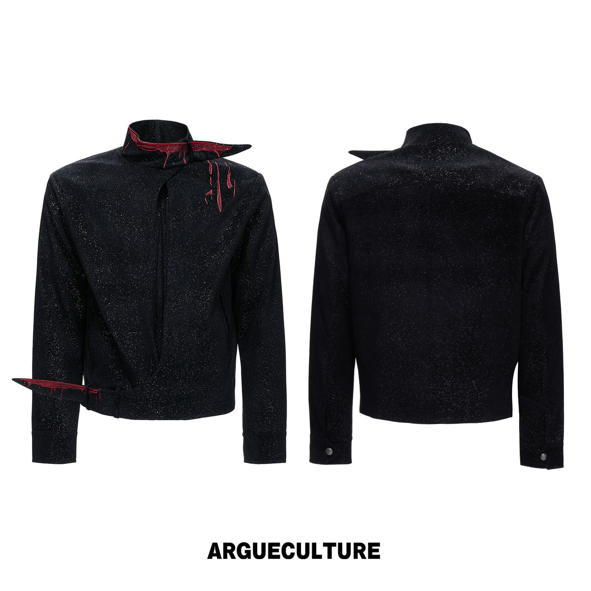 Stardust Suede Stand Collar Jacket - variant image 6