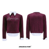 Pearl-Logo Two-Piece Knit Sweater - product image 5