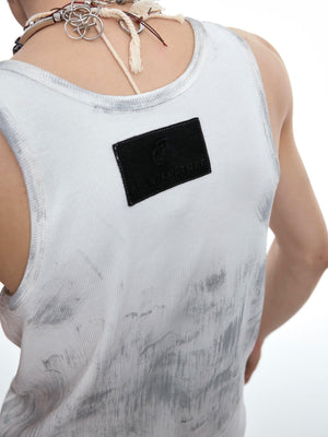 Distressed Ribbed Tank Vest - product image 3