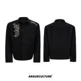 Crystal Shoulder-Pad Cotton Shirt - product image 5