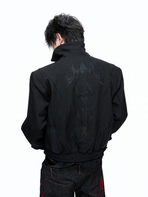 Spine Embroidered Cropped Jacket - product image 1
