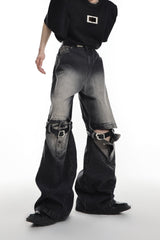 Cutout Washed Jeans - product image 5