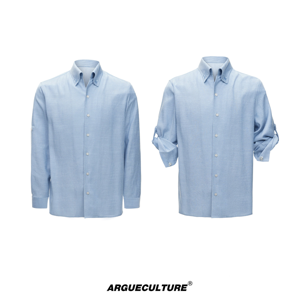 Textured Linen Tencel Embroidered Shirt - variant image 9