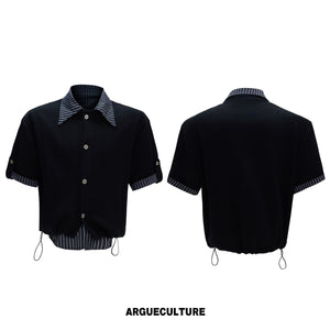 Mock-Layer Striped Polo Set - product image 5