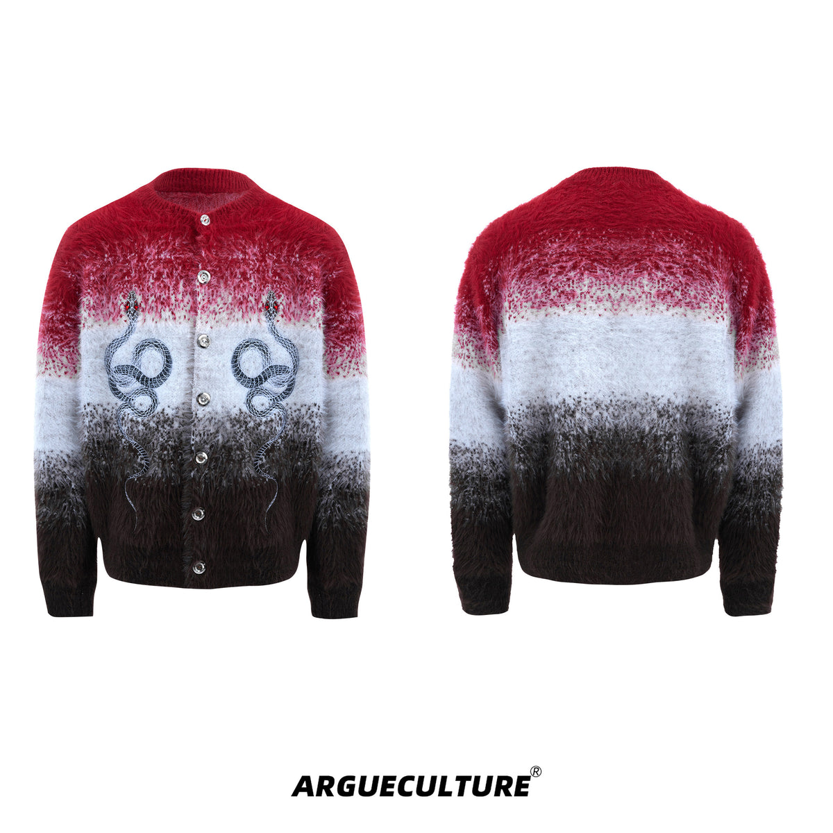 Snake Motif Color-Block Sweater - product image 5