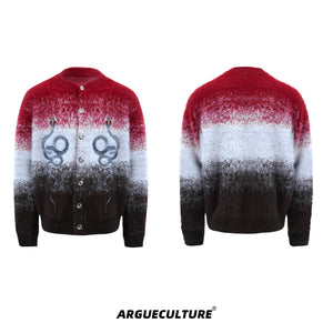 Snake Motif Color-Block Sweater - product image 5
