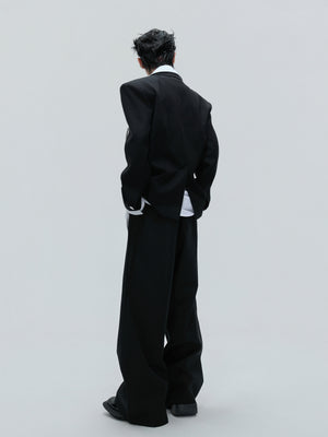 Relaxed Cotton Notch-Lapel Suit Set - product image 3