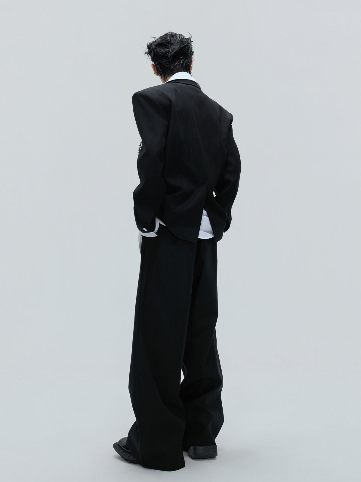 Relaxed Cotton Notch-Lapel Suit Set - product image 3