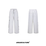 Deconstructed Wide-Leg Drawstring Pants - product image 5