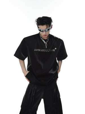 Liquid-Finish Shoulder-Button T-Shirt - product image 5