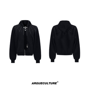 Detachable Tie Relaxed Hooded Jacket - product image 5