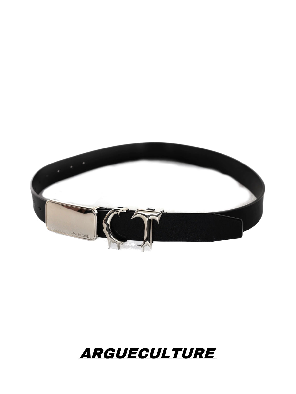 Black PU Hook Buckle Belt - product image 5