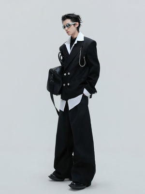 Relaxed Cotton Notch-Lapel Suit Set - product image 2