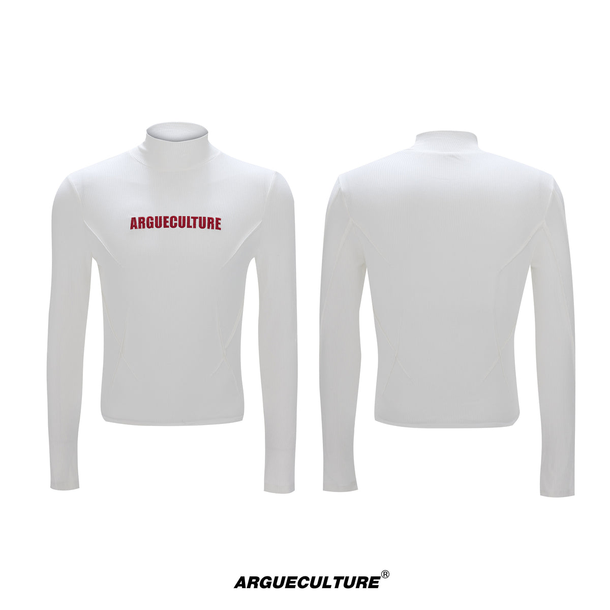 Deconstructed Logo Turtleneck Top - product image 5