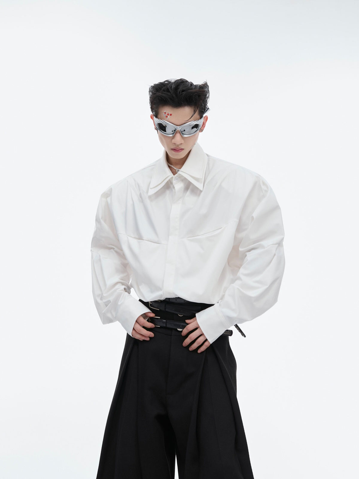 Deconstructed Double-Collar Shirt - product image 2