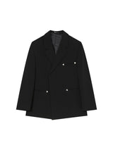Relaxed Black Double-Breasted Blazer - product image 5