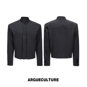 Deconstructed Cropped Blazer Jacket - product image 5