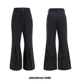 Pleated Wool-Blend Micro-Flare Trousers - product image 5