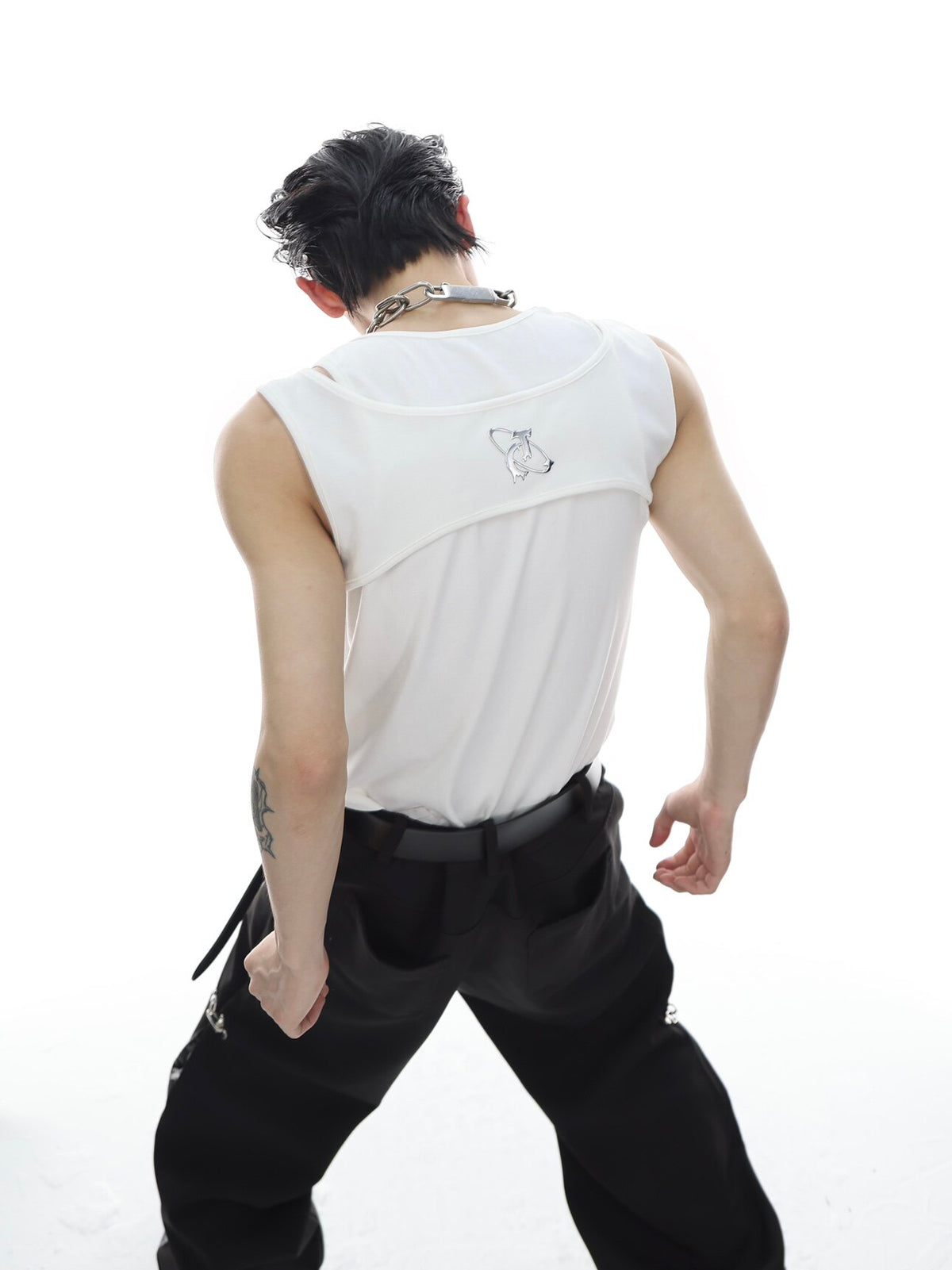 Metal Buckle Double-Layer Tank Top - product image 4