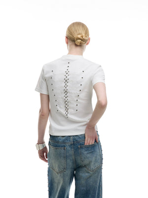 Rivet Spine Slim T-Shirt - product image 5