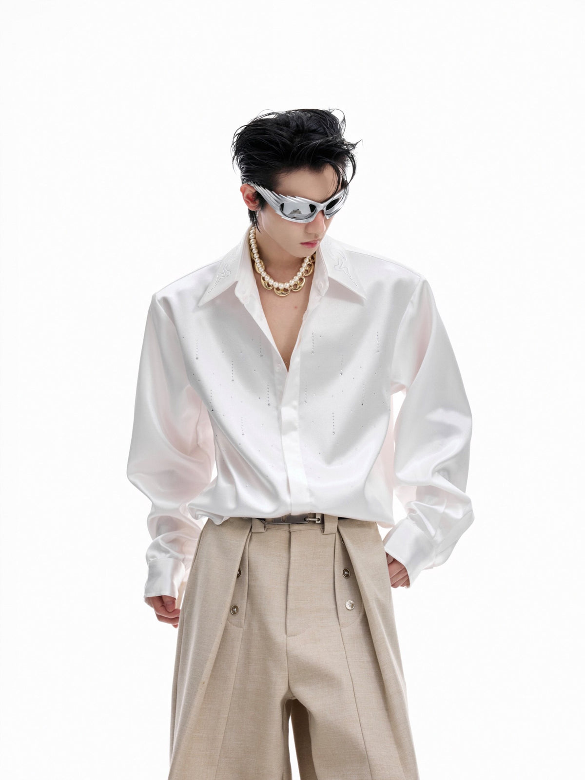 Shimmer Collar Shirt - product image 2