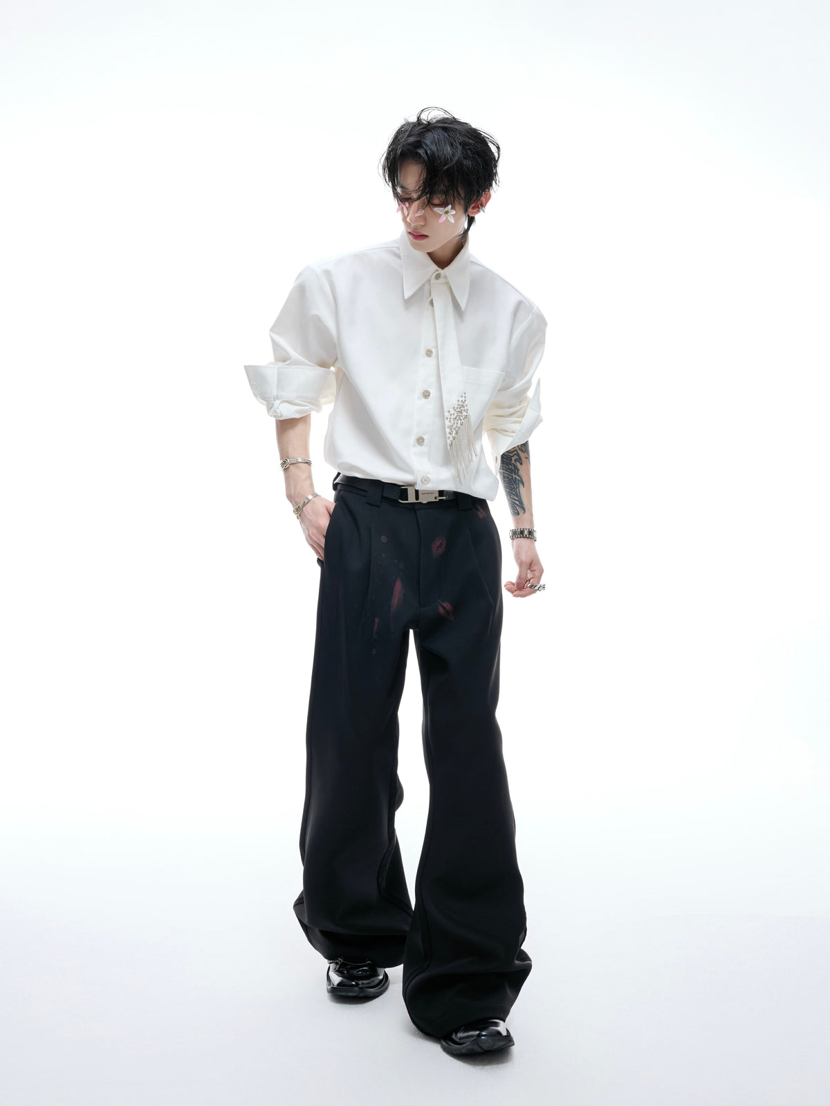 Tie-Panel Structured Shirt - product image 5