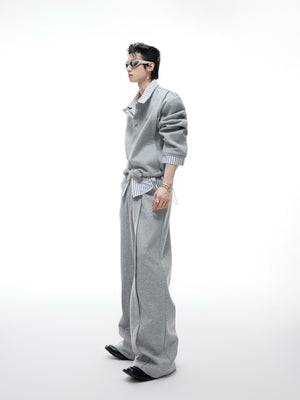 Color-Block Stripe Panel Cardigan - product image 3