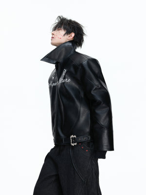 Horse Badge Moto Jacket - product image 2