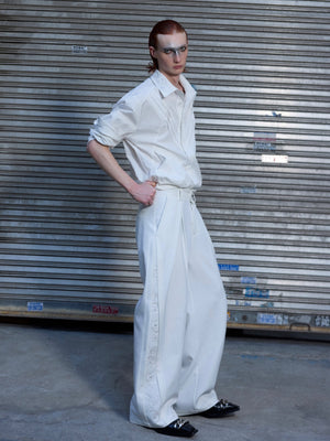 Embroidered Wide-Leg Trousers - product image 2