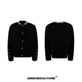 Rhinestone Distressed Knit Cardigan - product image 5