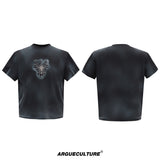 Hand-Painted Colorblock Shoulder T-Shirt - product image 5