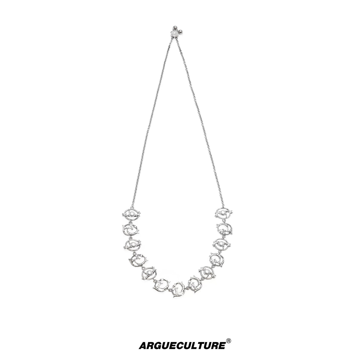 Adjustable Layered Zircon Collarbone Necklace - product image 5