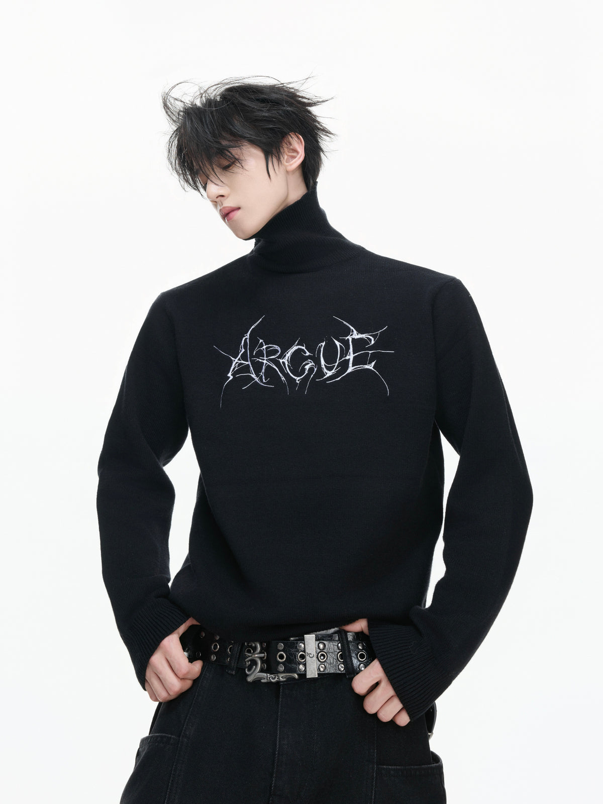 Modal Wool-Blend Mock-Neck Sweater - product image 2