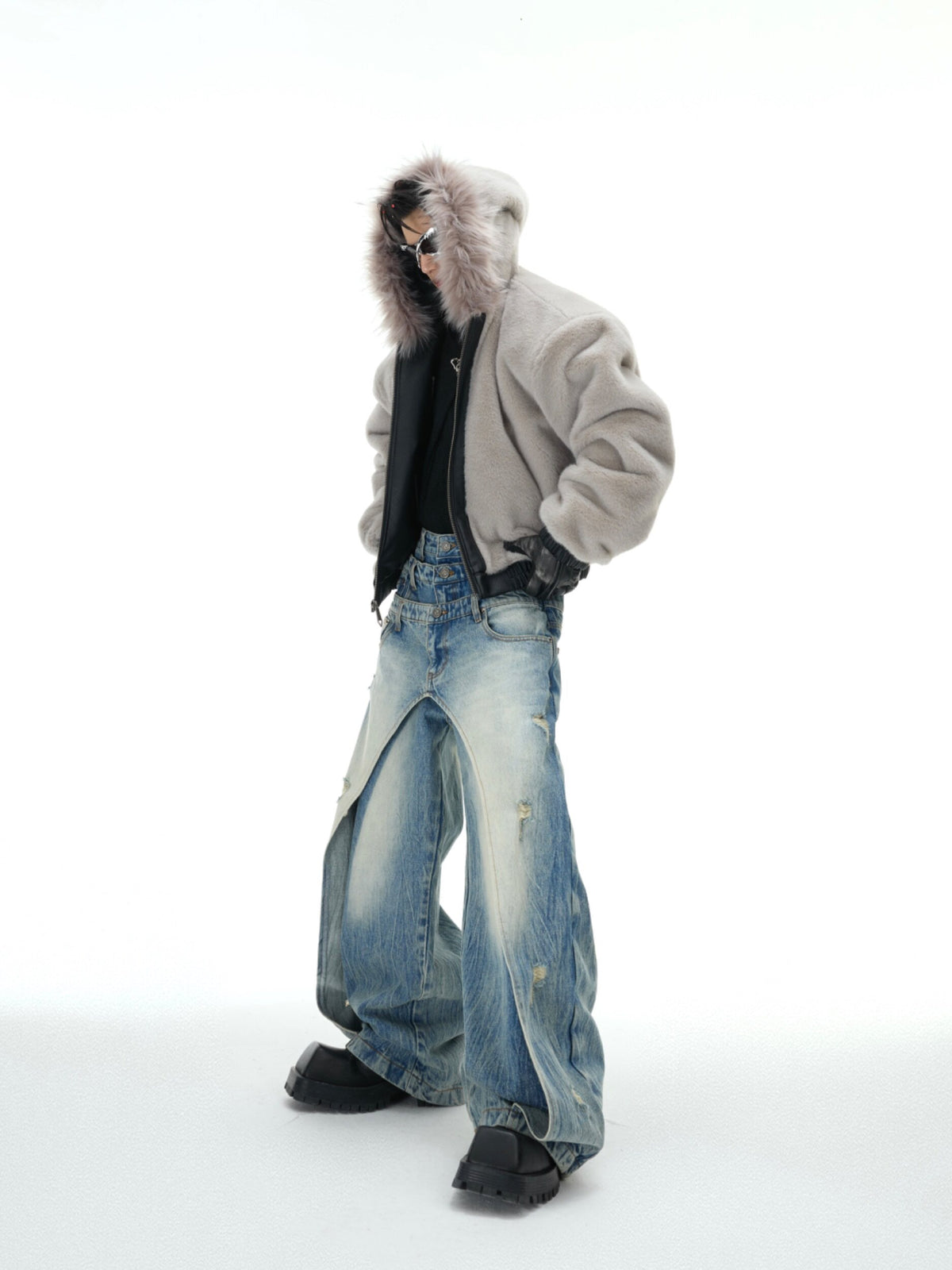 Reversible Hooded PU Padded Jacket - product image 5