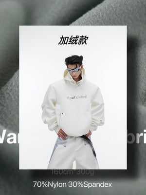 Deconstructed High-Neck Sequin Hoodie - product image 3