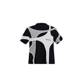 Deconstructed Layered Shoulder-Pad Tee - product image 5